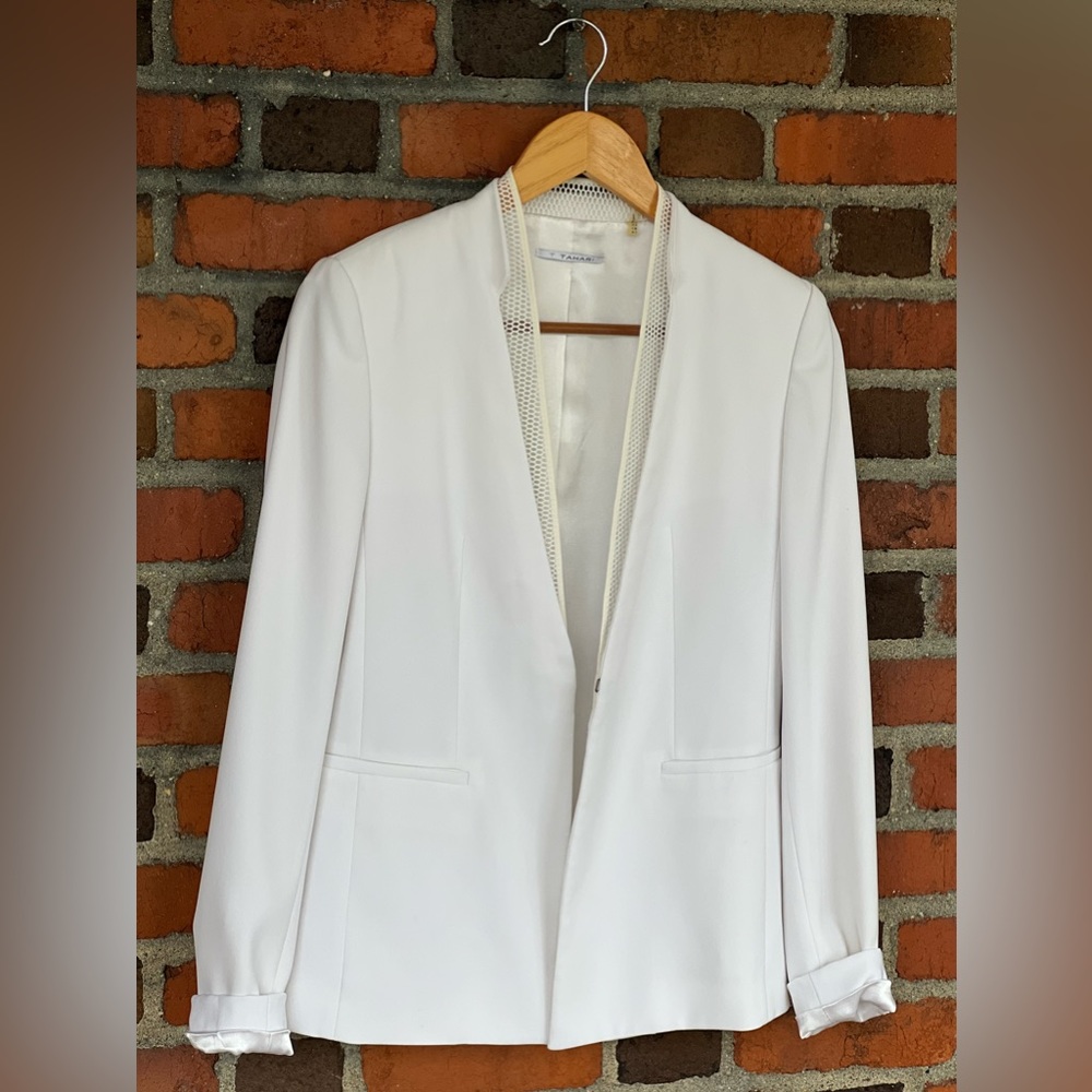 Tahari White Jacket